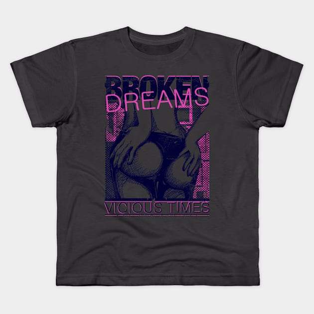 Broken Dreams Kids T-Shirt by Digitalexpressions